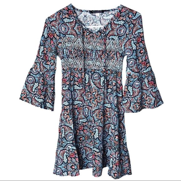 Xtraordinary Dresses & Skirts - Xtraordinary Bell Sleeve Floral Mini Dress
